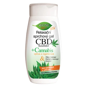 Bione Cosmetics Regenerační výživný sprchový gel CBD Kanabidiol 260 ml