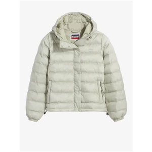 Levi&apos;s Light Green Women&apos;s Quilted Jacket with Hood Levi&apos;s® Edie - Women