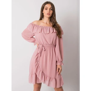 OCH BELLA Pink dress with long sleeves