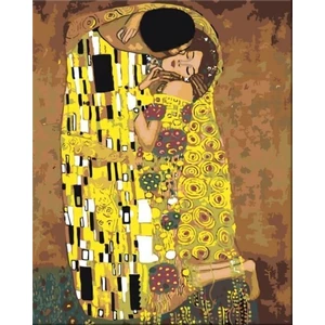 Zuty Maľovanie podľa čísel Bozk (Gustav Klimt)