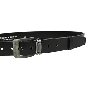 Penny Belts Pánský kožený opasek 507-60 black 100 cm