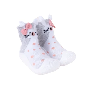 Yoclub Kids's Baby Girls' Anti-skid Socks With Rubber Sole OBO-0138G-AA0B