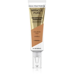 Max Factor Miracle Pure Skin dlouhotrvající make-up SPF 30 odstín 82 Deep Bronze 30 ml