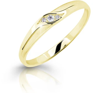Cutie Jewellery Nežný zásnubný prsteň zo žltého zlata Z6815-2844-10-X-1 53 mm