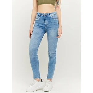 Světle modré zkrácené skinny fit džíny TALLY WEiJL - Dámské