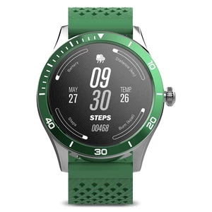 Inteligentné hodinky Forever Icon v2 AW-110 (GSM104409) zelené inteligentné hodinky • 1,3" AMOLED displej • dotykové/tlačidlové ovládanie • Bluetooth