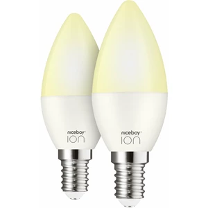Inteligentná žiarovka Niceboy ION SmartBulb Ambient E14, 5,5W, 2ks (SA-E14-set) inteligentná žiarovka LED • príkon 5,5 W • nastavenie teploty bielej a