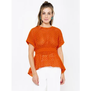 Orange blouse CAMAIEU - Women