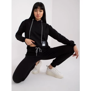 Black cotton tracksuit from Mariami