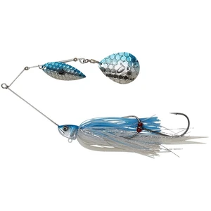 Savage gear blyskáč da bush spinnerbait sinking blue silver - 21 cm 55 g