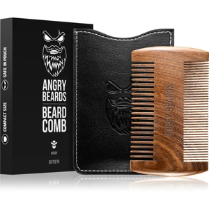 Angry Beards Beard Comb 69 Teeth dřevěný hřeben na vousy oboustranný