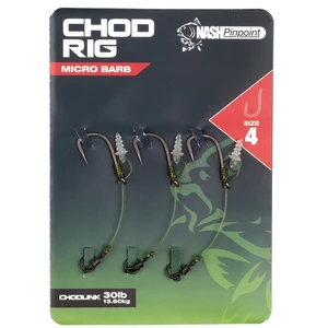 Nash návazec chod rig micro barbed-velikost 5 / nosnost 11,33 kg