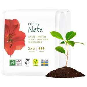 Eco by Naty Dámské ECO slipové vložky Naty - super - cestovní balení (2x5 ks)