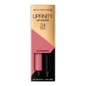 Max Factor Lipfinity Lip Colour 4,2 g rtěnka pro ženy 010 Whisper tekutá rtěnka