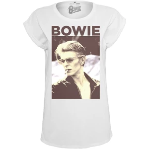David Bowie Maglietta Logo Bianco M