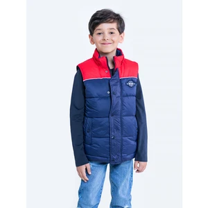 Big Star Kids's Vest Outerwear 130246 Blue Woven-403