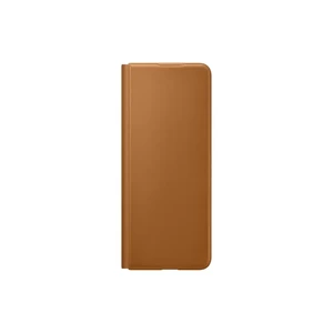 Kožené flipové pouzdro na Samsung Galaxy Z Fold3, EF-FF926LAE, camel