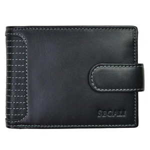 SEGALI Pánská kožená peněženka 572 665 005 C black