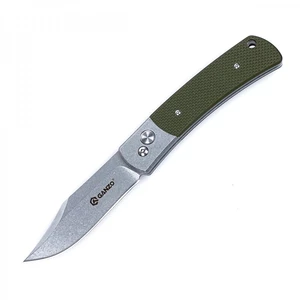 Zavírací nůž G7472 Ganzo® – Stříbrná čepel – Satin, Zelená (Barva: Zelená, Varianta: Stříbrná čepel – Satin)
