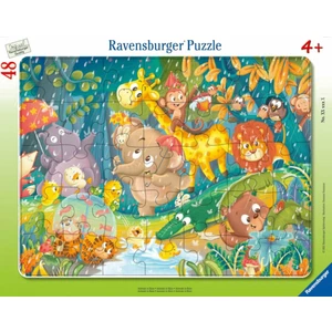Ravensburger Puzzle - Zvířata z džungle 48 dílků [Puzzle]