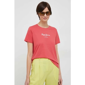 Red Women's T-Shirt Pepe Jeans - Women