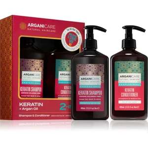 Arganicare Keratin Total Repair & Strong Hair Kit darčeková sada (na vlasy )