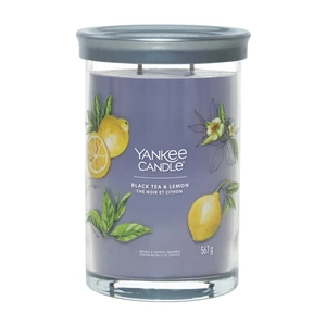 Svíčka YANKEE CANDLE Signature Tumbler 567g Black Tea & Lemon