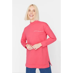 Trendyol Sweatshirt - Pink - Oversize