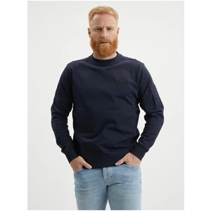 Dark blue men's sweatshirt LERROS - Men