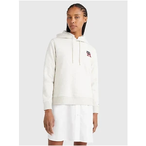 Krémová dámská mikina Tommy Hilfiger - Dámské