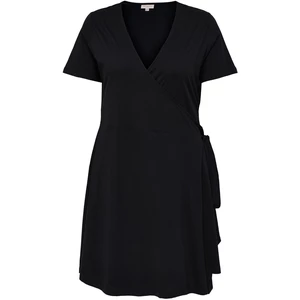 ONLY CARMAKOMA Dámské šaty CARAPRIL Regular Fit 15252981 Black 3XL/4XL