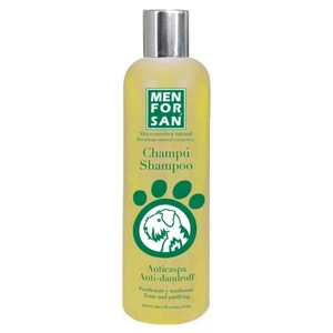 Menforsan natürliches Anti-Schuppen-Shampoo mit Zitrone für Hunde, 300 ml
