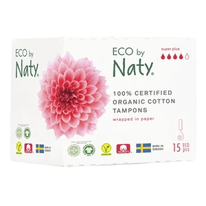 Eco by Naty Dámské tampóny ECO by Naty  - super plus (15 ks)