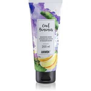 Anwen Cool Bananas barvicí maska pro blond vlasy 200 ml