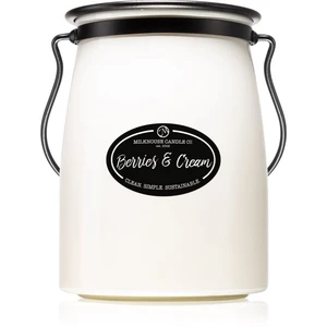 Milkhouse Candle Co. Creamery Berries & Cream vonná svíčka Butter Jar 624 g