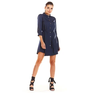 Infinite You Woman's Dress M200 Navy Blue