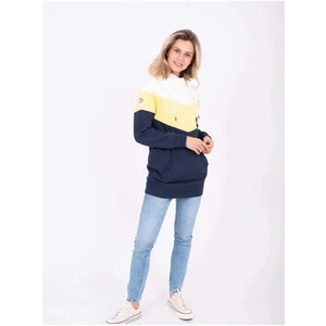 Yellow-Blue Womens Stretch Hoodie Brakeburn - Women