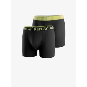 Set of two men's boxers in Replay black - Men's