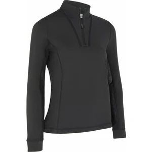 Callaway Womens Solid Sun Protection 1/4 Zip Caviar L