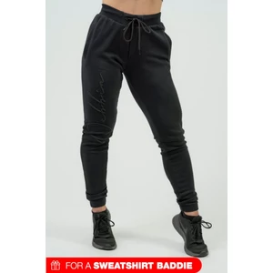 Nebbia High-Waist Joggers INTENSE Signature Black S Fitness kalhoty