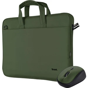 Trust brašna na notebook Bologna Bag And Mouse Set Green