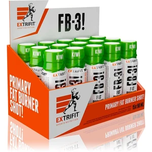 Extrifit FB-3! Fat Burner Shot spalovač tuků příchuť Kiwi 15x90 ml