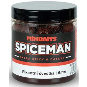 Mikbaits boilie v dipu spiceman  pikantní švestka 250 ml - 16 mm