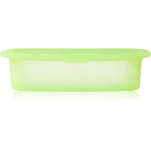 Lékué Reusable Silicone Box nádoba na skladovanie potravín farba Translucent Green 500 ml