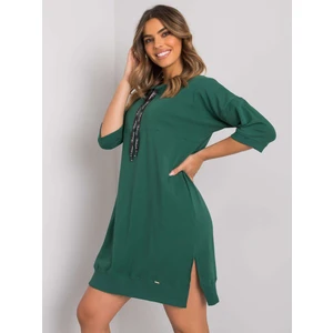 Dámske šaty Fashionhunters Green