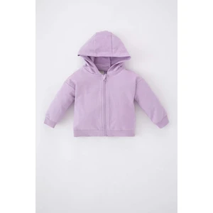 DEFACTO Baby Girls Hooded Sweat Cardigan