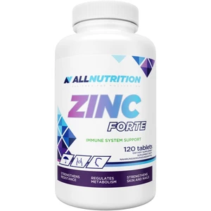 Allnutrition Zinc Forte tablety pro podporu imunitního systému, krásnou pleť, nehty a normální stav zubů 120 tbl