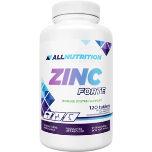Allnutrition Zinc Forte tablety na podporu imunitného systému, pre krásnu pleť, nechty a normálny stav zubov 120 tbl