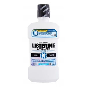Listerine Mouthwash Advanced White Mild Taste 500 ml ústna voda unisex