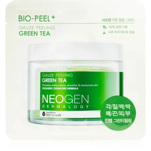 Neogen Dermalogy Bio-Peel+ Gauze Peeling Green Tea peelingové pleťové tamponky pro rozjasnění a hydrataci 8 ks